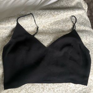 Wilfred black crop top